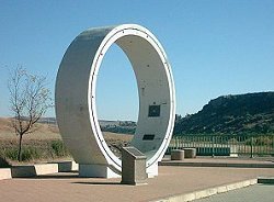 Ash River Outfall monument Ash River Outfall monument